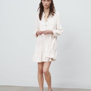 ZARA RUFFLED MINI DRESS
